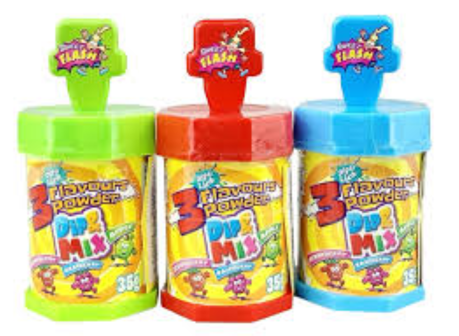DIP & MIX 3 FLAVOUR POWDER 35G
